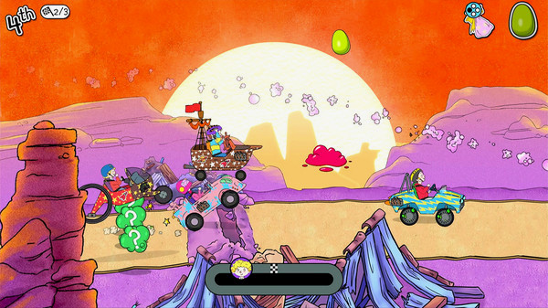 Игра Horrid Henry's Krazy Karts, скриншот