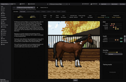 Игра Horse Racing Manager, скриншот