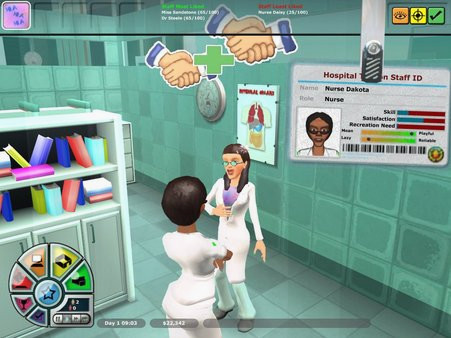 Игра Hospital Tycoon, скриншот