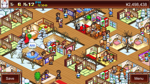 Игра Hot Springs Story, скриншот