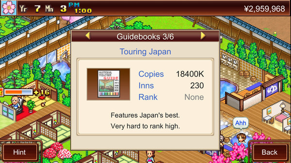 Игра Hot Springs Story, скриншот