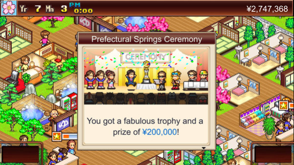 Игра Hot Springs Story, скриншот