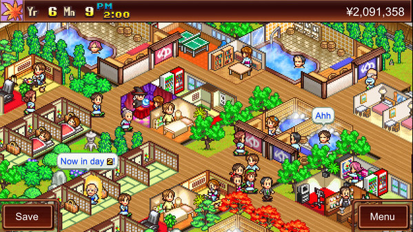 Игра Hot Springs Story, скриншот