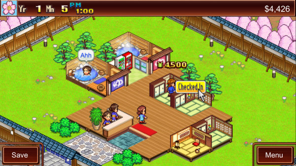 Игра Hot Springs Story, скриншот