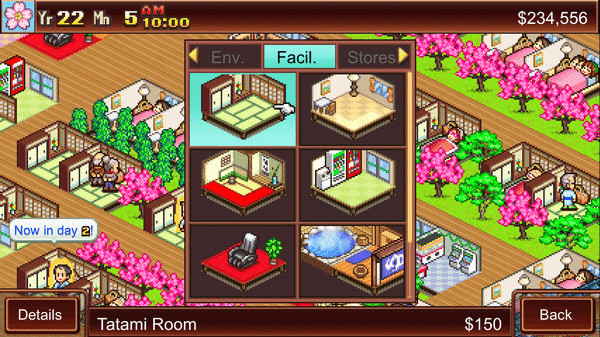 Игра Hot Springs Story, скриншот