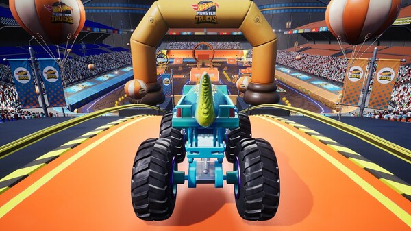 Игра Hot Wheels Monster Trucks: Stunt Mayhem, скриншот