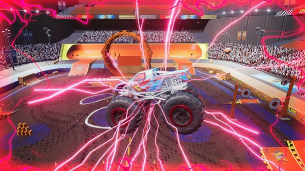 Игра Hot Wheels Monster Trucks: Stunt Mayhem, скриншот