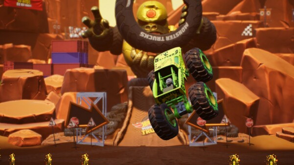 Игра Hot Wheels Monster Trucks: Stunt Mayhem, скриншот