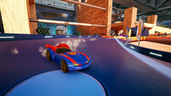 Игра HOT WHEELS - Superman, скриншот