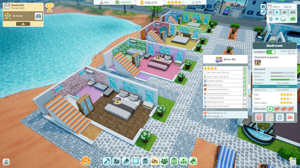 Игра Hotel Architect, скриншот