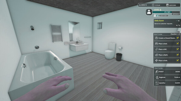 Игра Hotel Owner Simulator, скриншот