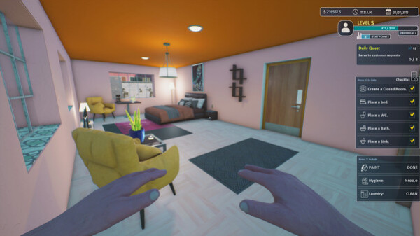 Игра Hotel Owner Simulator, скриншот
