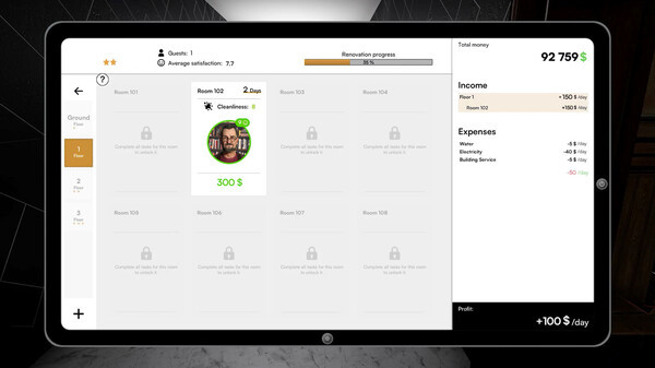 Игра Hotel Renovator, скриншот