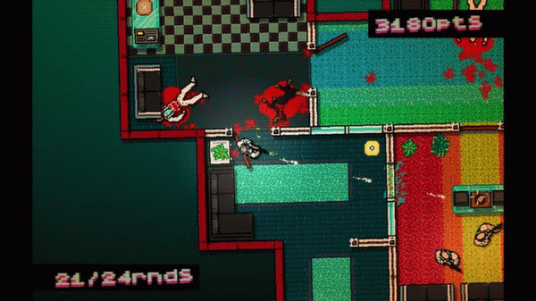 Игра Hotline Miami, скриншот