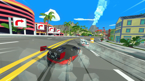 Игра Hotshot Racing, скриншот