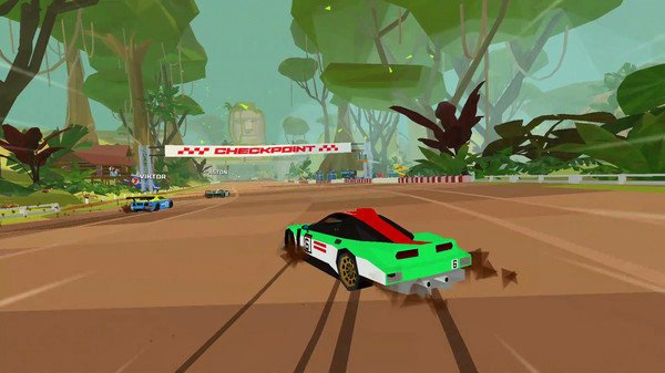 Игра Hotshot Racing, скриншот