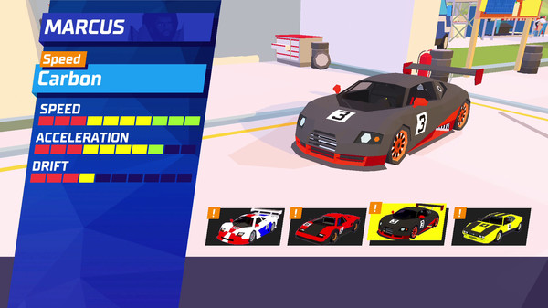 Игра Hotshot Racing, скриншот