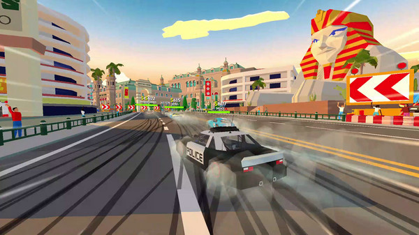 Игра Hotshot Racing, скриншот