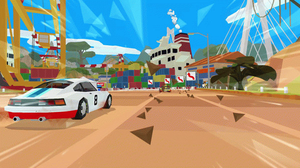 Игра Hotshot Racing, скриншот