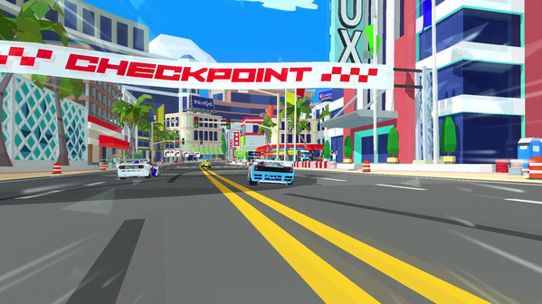 Игра Hotshot Racing, скриншот
