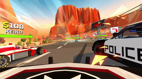 Игра Hotshot Racing, скриншот