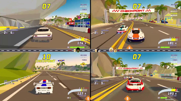Игра Hotshot Racing, скриншот