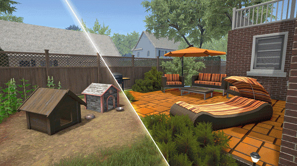 Игра House Flipper - Garden DLC, скриншот