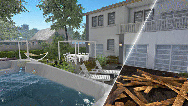 Игра House Flipper - Garden DLC, скриншот