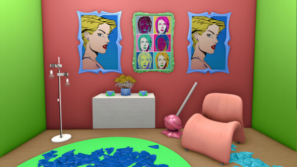 Игра House Flipper - Pop Art Furniture Pack, скриншот