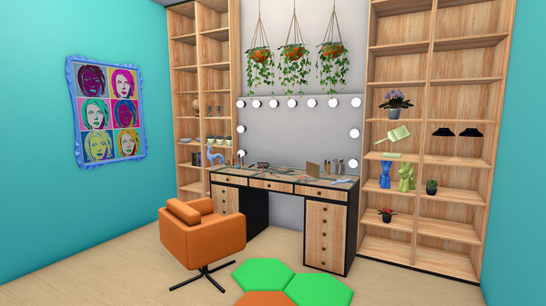Игра House Flipper - Pop Art Furniture Pack, скриншот