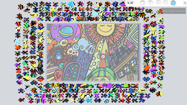 Игра House of Jigsaw: Masters of Art, скриншот