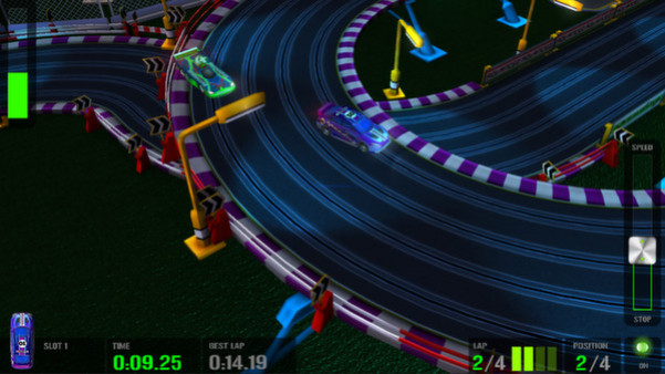Игра HTR+ Slot Car Simulation, скриншот