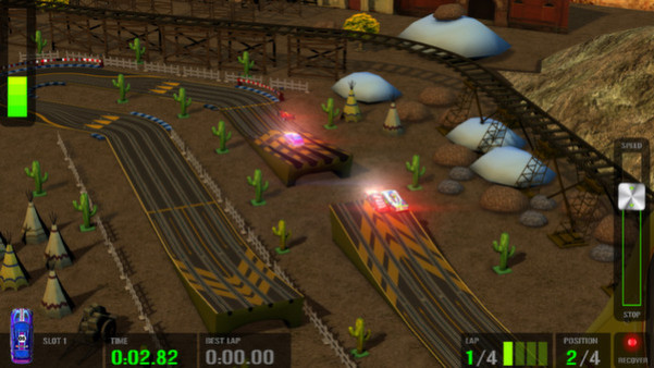 Игра HTR+ Slot Car Simulation, скриншот