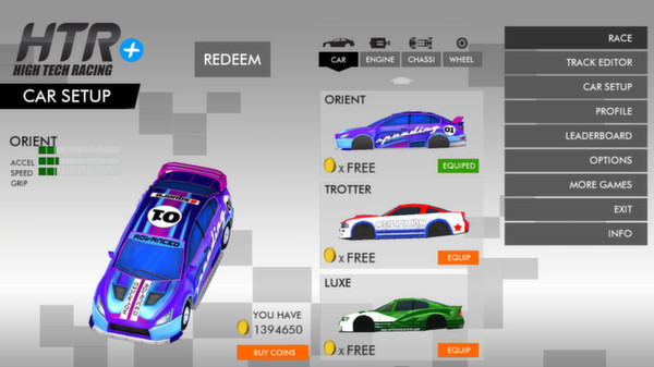 Игра HTR+ Slot Car Simulation, скриншот