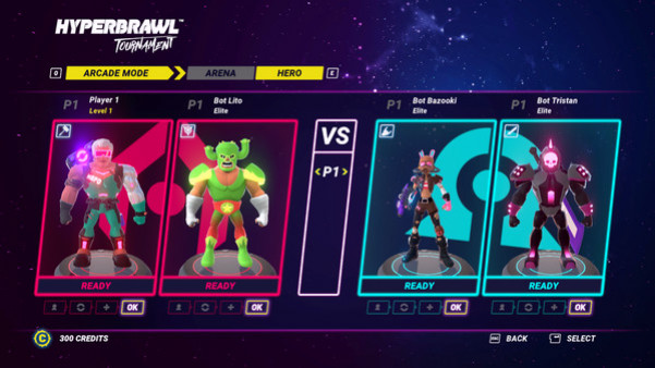 Игра HyperBrawl Tournament - Homestars Founder Pack, скриншот