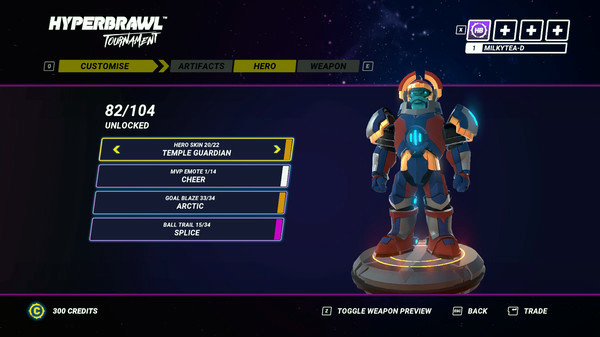 Игра HyperBrawl Tournament - Warrior Founder Pack, скриншот