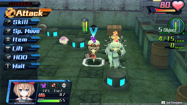 Игра Hyperdevotion Noire: Goddess Black Heart (Neptunia), скриншот