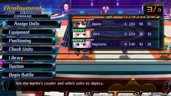 Игра Hyperdevotion Noire: Goddess Black Heart (Neptunia), скриншот