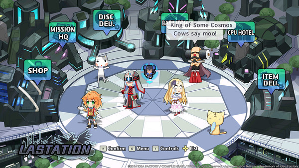 Игра Hyperdevotion Noire: Goddess Black Heart (Neptunia), скриншот