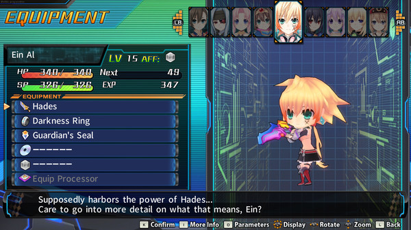 Игра Hyperdevotion Noire: Ultimate Ein Al Set, скриншот