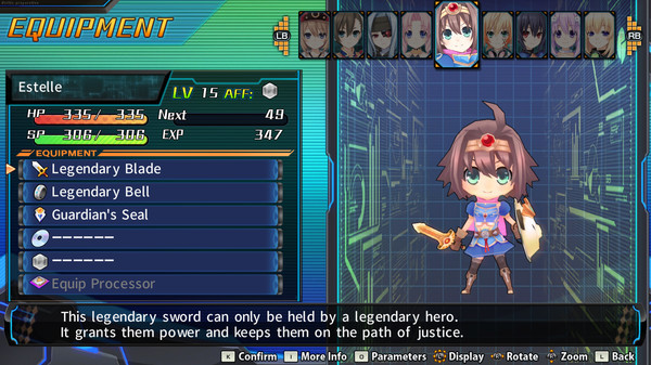 Игра Hyperdevotion Noire: Ultimate Estelle Set, скриншот