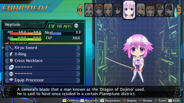 Игра Hyperdevotion Noire: Ultimate Neptune Set, скриншот
