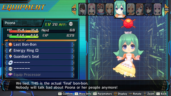 Игра Hyperdevotion Noire: Ultimate Poona Set, скриншот