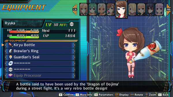 Игра Hyperdevotion Noire: Ultimate Ryuka Set, скриншот