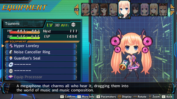 Игра Hyperdevotion Noire: Ultimate Tsunemi Set, скриншот