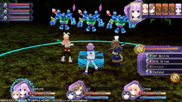 Игра Hyperdimension Neptunia Re;Birth1, скриншот
