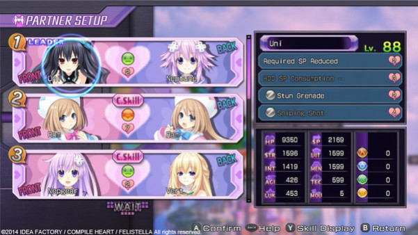 Игра Hyperdimension Neptunia Re;Birth1, скриншот