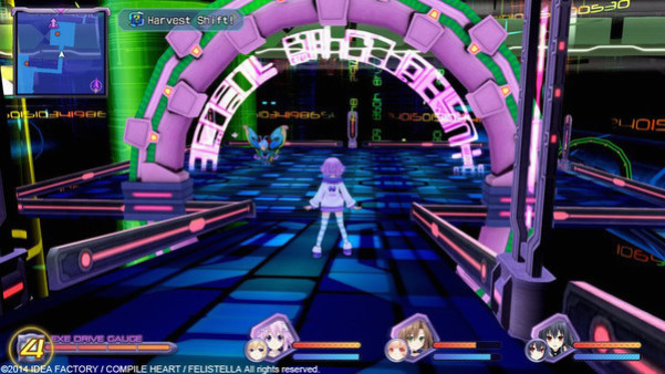 Игра Hyperdimension Neptunia Re;Birth1, скриншот
