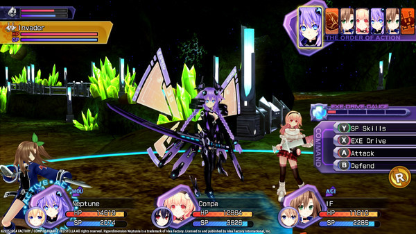 Игра Hyperdimension Neptunia Re;Birth1, скриншот