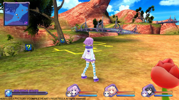 Игра Hyperdimension Neptunia Re;Birth1, скриншот